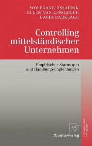 Könyv Controlling Mittelstandischer Unternehmen Wolfgang Ossadnik