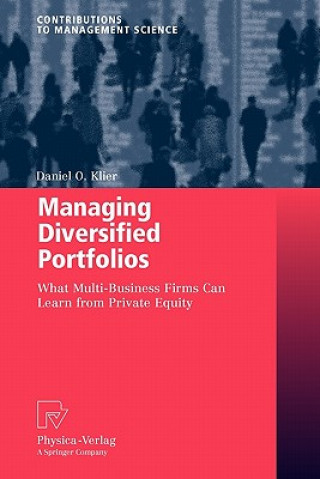 Kniha Managing Diversified Portfolios Daniel O. Klier