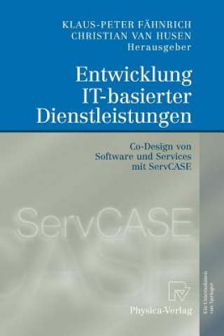Könyv Entwicklung It-Basierter Dienstleistungen Klaus-Peter Fähnrich