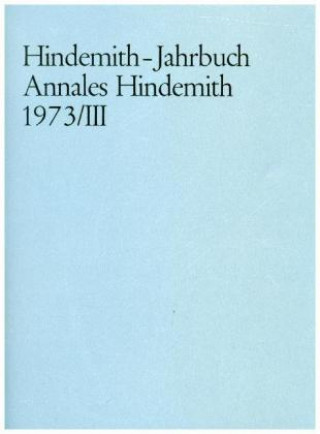Carte Hindemith-Jahrbuch 