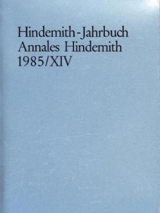 Книга Hindemith-Jahrbuch 