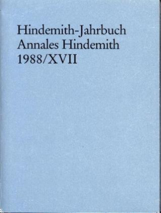 Książka Hindemith-Jahrbuch 