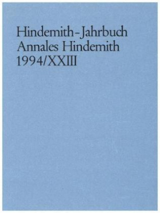 Carte Hindemith-Jahrbuch 