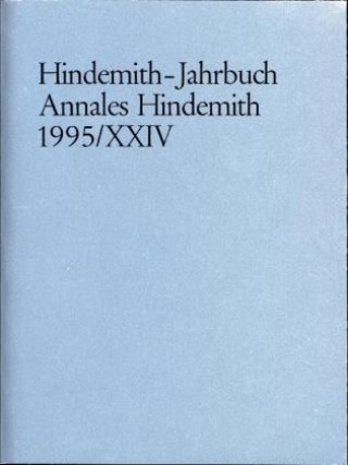 Livre Hindemith-Jahrbuch 