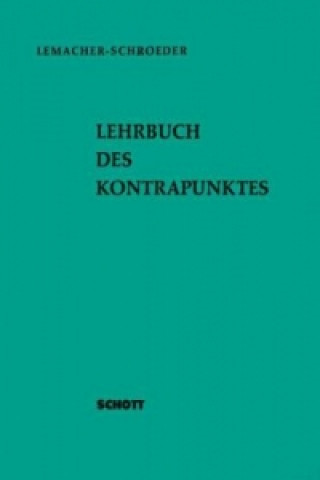 Book Lehrbuch des Kontrapunktes Heinrich Lemacher
