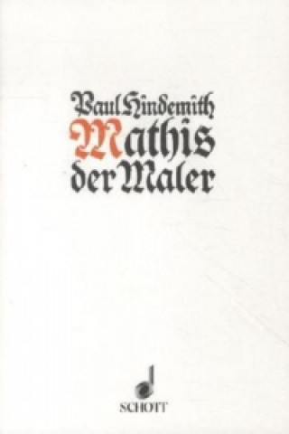 Kniha Mathis der Maler Paul Hindemith