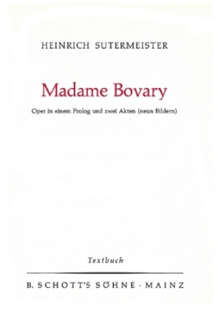 Könyv Madame Bovary Heinrich Sutermeister