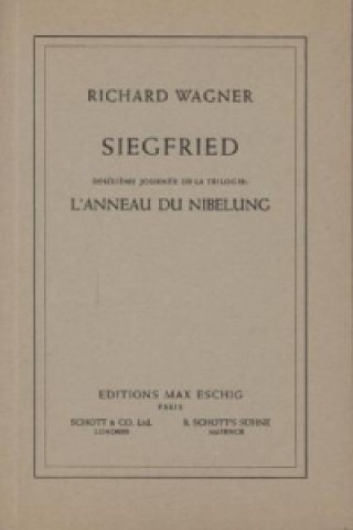 Carte Siegfried, Textbuch/Libretto Richard Wagner