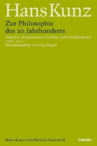 Kniha Zur Philosophie des 20. Jahrhunderts Jörg Singer