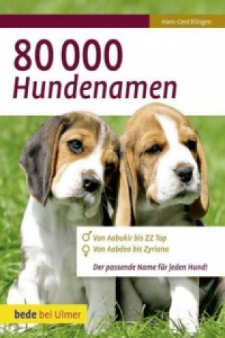 Könyv 80.000 Hundenamen Hans-Gerd Klingen