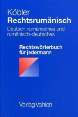 Book Rechtsrumänisch Gerhard Köbler