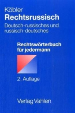 Knjiga Rechtsrussisch Gerhard Köbler