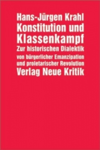 Könyv Konstitution und Klassenkampf Hans-Jürgen Krahl