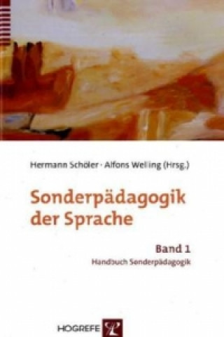 Kniha Sonderpädagogik der Sprache Hermann Schöler