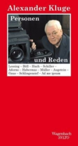 Kniha Personen und Reden Alexander Kluge