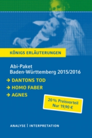 Книга Abi-Paket Baden-Württemberg 2018: Dantons Tod / Homo faber / Agnes, 3 Bde. Georg Büchner