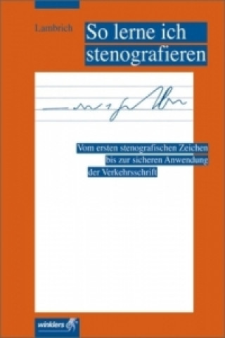 Libro So lerne ich stenografieren Hans Lambrich