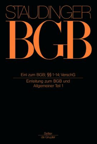 Kniha Einleitung zum BGB; §§ 1-14; VerschG Norbert Habermann