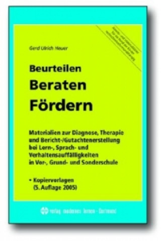 Kniha Beurteilen, Beraten, Fördern Gerd U. Heuer