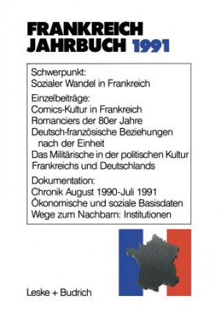 Kniha Frankreich-Jahrbuch 1991 Lothar Albertin