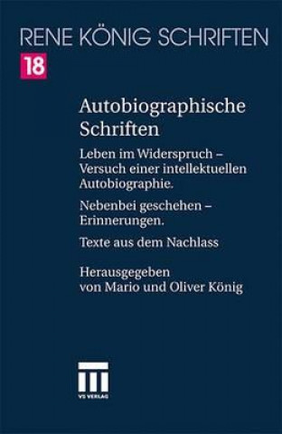 Carte Autobiographische Schriften Mario König