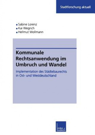 Book Kommunale Rechtsanwendung Im Umbruch Und Wandel Sabine Lorenz