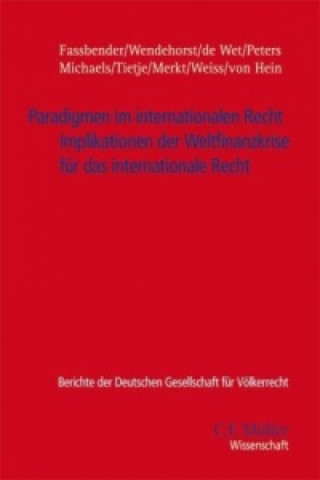 Kniha Paradigmen im internationalen Recht Bardo Fassbender