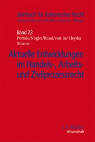 Book Aktuelle Entwicklungen im Handels-, Arbeits- und Zivilprozessrecht Giuseppe B. Portale