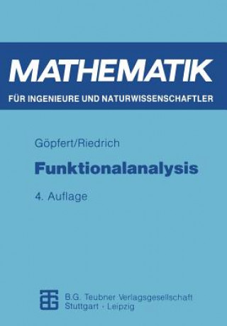 Buch Funktionalanalysis Alfred Göpfert