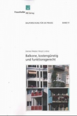 Kniha Balkone, kostengünstig und funktionsgerecht Hannes Weeber