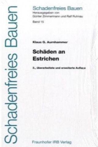 Knjiga Schäden an Estrichen. Klaus G. Aurnhammer