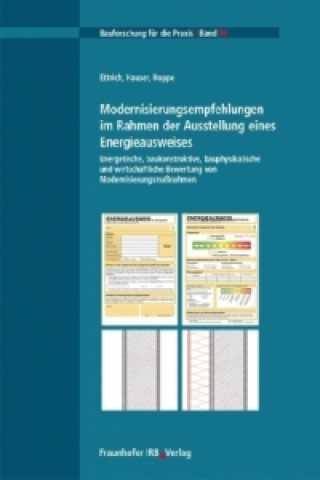 Carte Modernisierungsempfehlungen im Rahmen der Ausstellung eines Energieausweises. Gerd Hauser