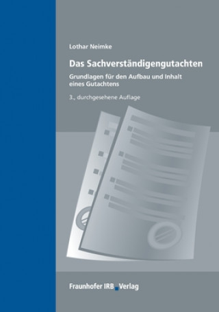 Book Sachverstandigengutachten. Lothar Neimke