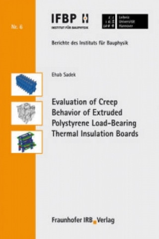 Książka Evaluation of Creep Behavior of Extruded Polystyrene Load-Bearing Thermal Insulation Boards Ehab Sadek