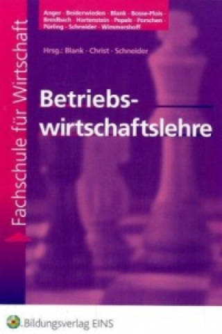 Kniha Betriebswirtschaftslehre Andreas Blank