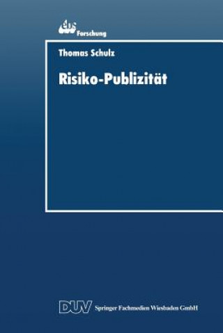 Książka Risiko-Publizit t Thomas Schulz