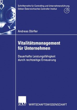 Knjiga Vitalit tsmanagement F r Unternehmen Andreas Dörfler