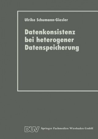 Kniha Datenkonsistenz Bei Heterogener Datenspeicherung Ulrike Schumann-Giesler