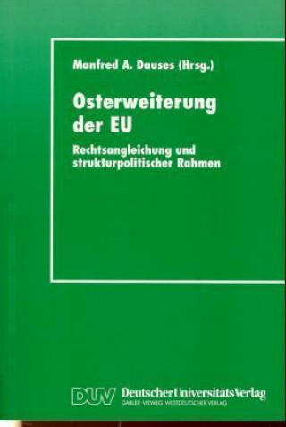 Kniha Osterweiterung der EU Manfred A. Dauses