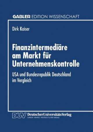 Carte Finanzintermediare Am Markt Fur Unternehmenskontrolle Dirk Kaiser