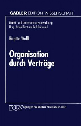 Book Organisation Durch Vertrage Brigitta Wolff