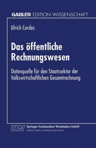 Libro Das OEffentliche Rechnungswesen Ulrich Cordes