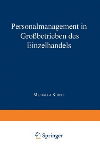 Carte Personalmanagement in Grossbetrieben Des Einzelhandels Michaela Stoffl