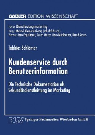 Könyv Kundenservice Durch Benutzerinformation Tobbias Schlömer