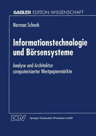 Buch Informationstechnologie Und Boersensysteme Norman Schenk