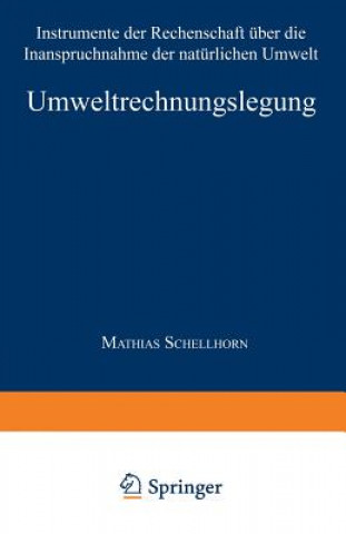 Könyv Umweltrechnungslegung Mathias Schellhorn