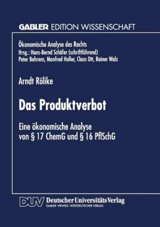 Book Das Produktverbot Arndt Rölike