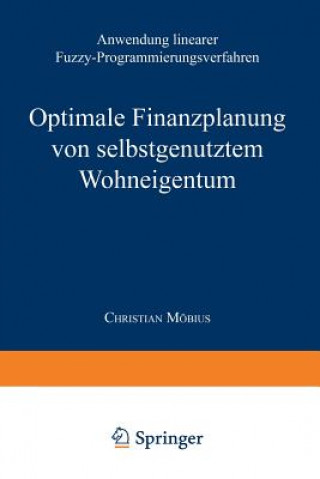 Kniha Optimale Finanzplanung Von Selbstgenutztem Wohneigentum Christian Möbius