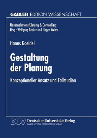 Kniha Gestaltung Der Planung Hanns Goeldel