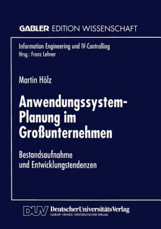Könyv Anwendungssystem-Planung Im Grossunternehmen Martin Hölz